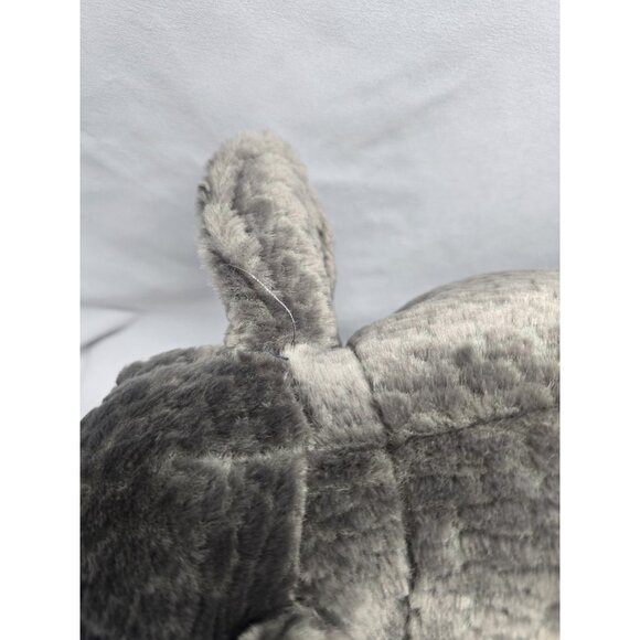 Magnussen Home RARE Gray Elephant Realistic Plush Stuffed Animal Toy Home Decor - Picture 4 of 16